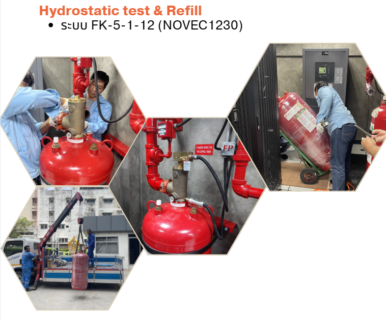 ระบบ Hydrostatic test & Refill